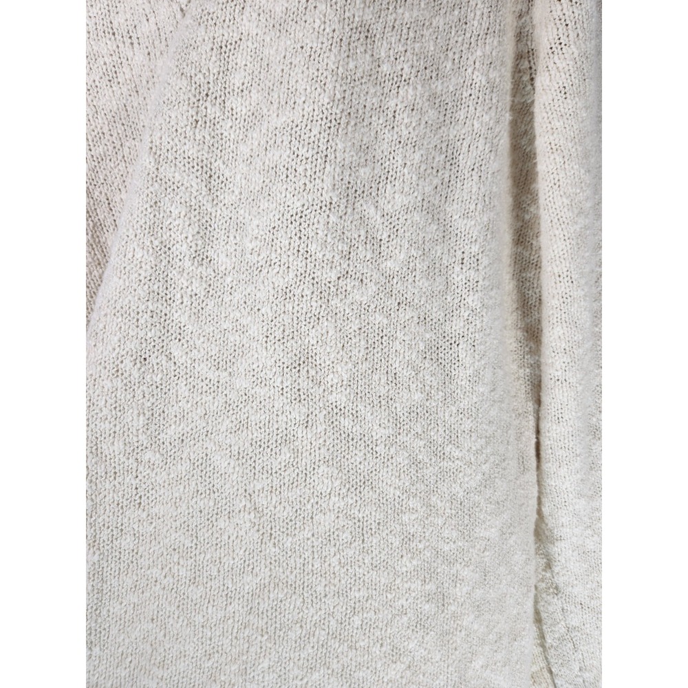 J. Crew Jumper Sweater‎ Women XL Cream Loose Knit Spring Festive Preppy Cottage - Picture 5 of 7